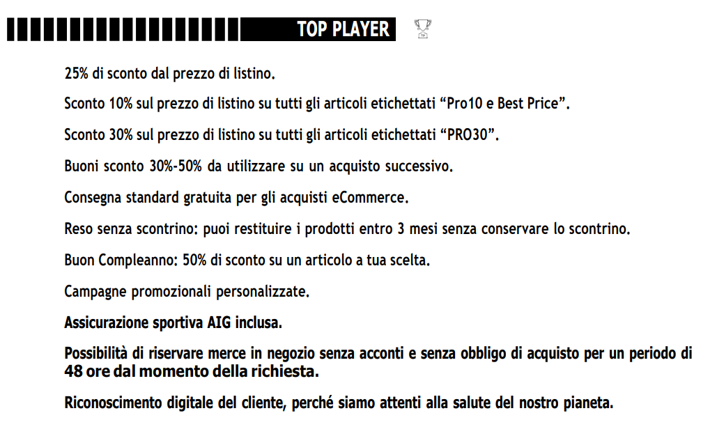 CISALFA TOP PLAYER