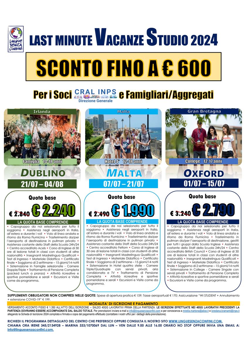LAST MINUTE VACANZE STUDIO 2024 full