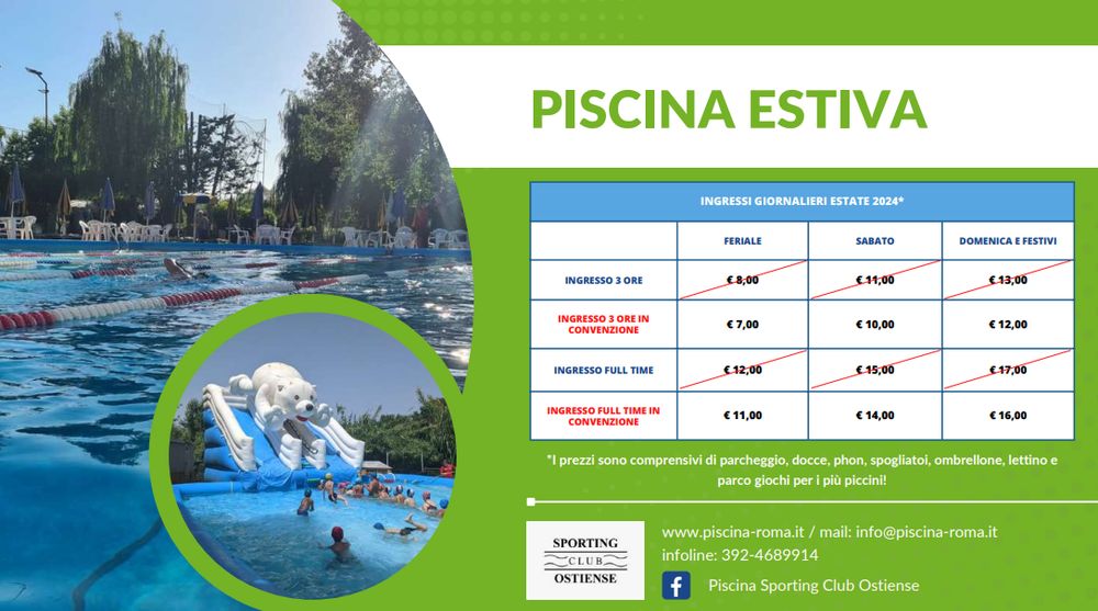 sporting piscina estiva