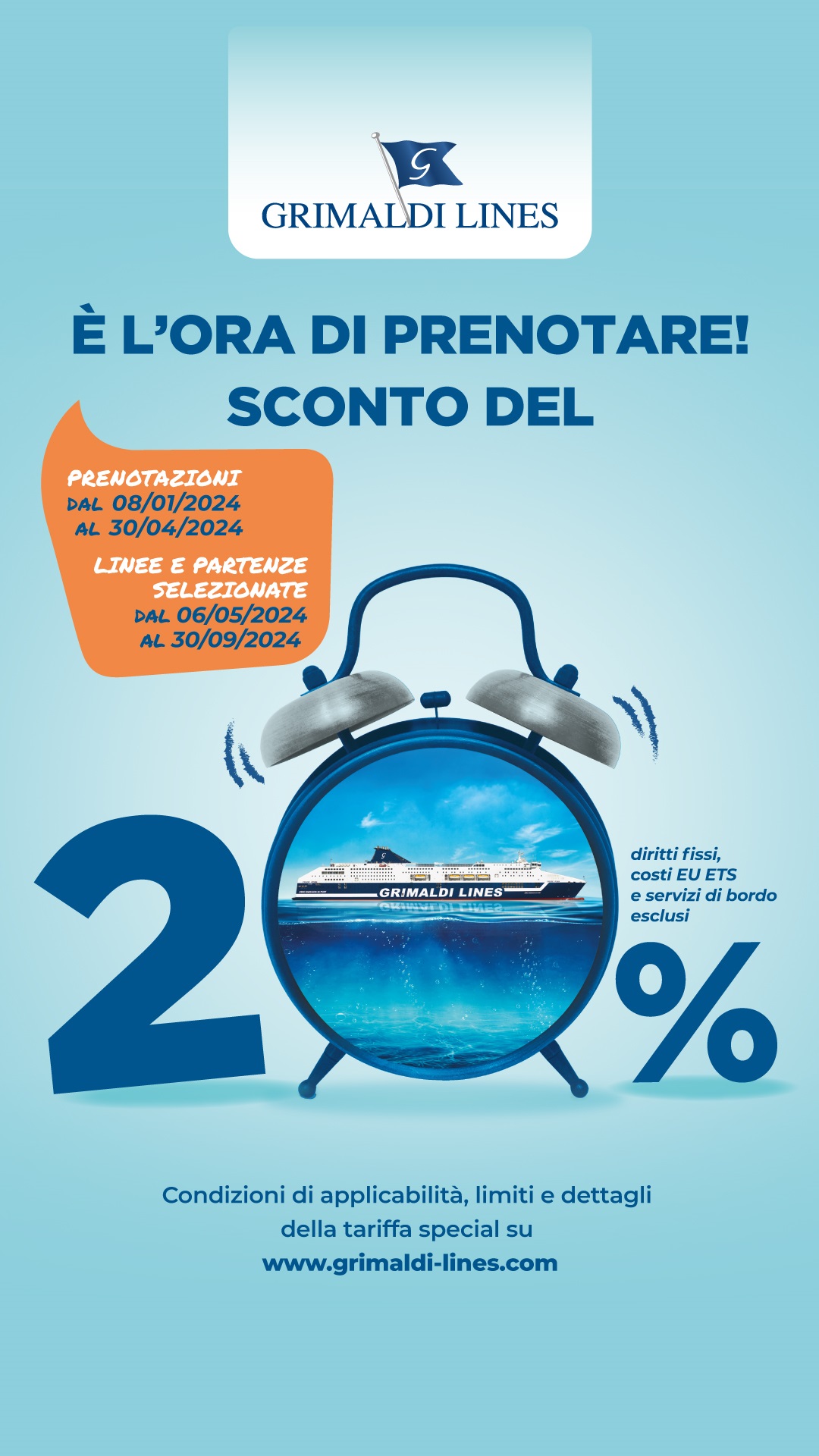 grimaldi sconto